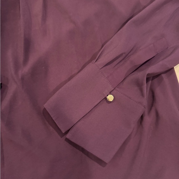 Calvin Klein Deep Purple Blouse - Picture 2 of 4